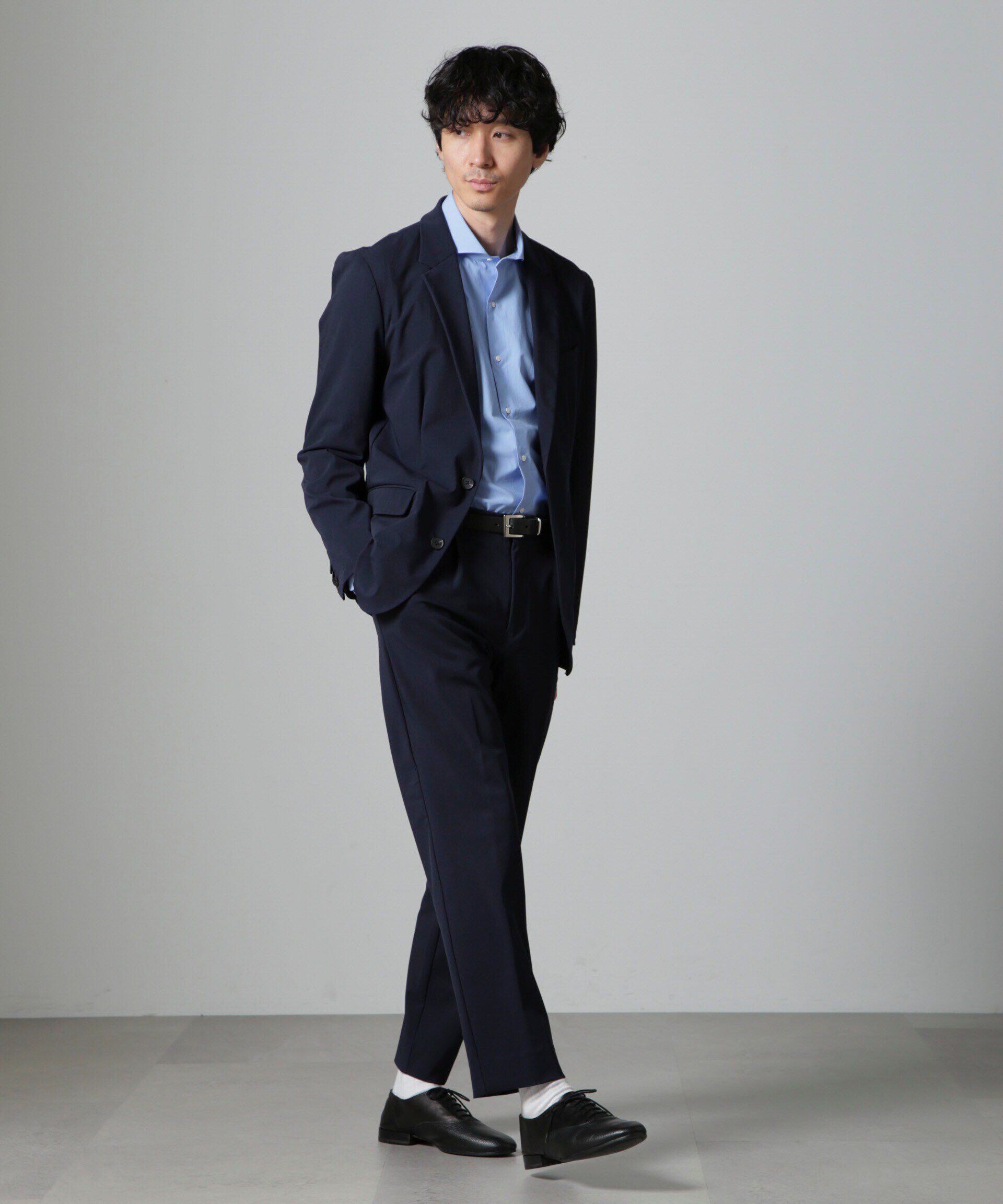 nano･universe「「Damerino」ナイロンストレッチトリコットセットアップ」|スーツ|