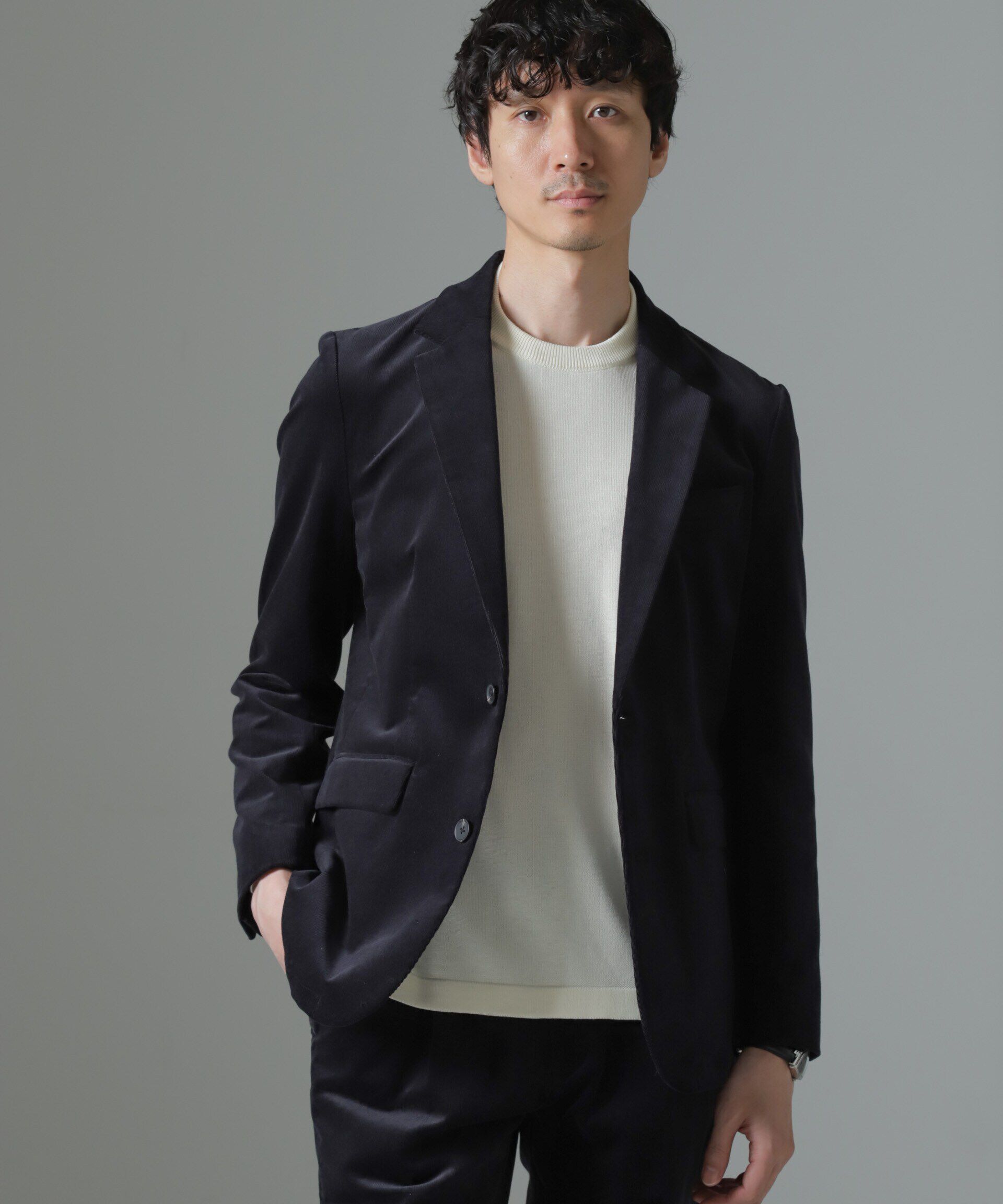 nano･universe「｢Damerino｣コットンコーデュロイストレッチセットアップ」|スーツ|