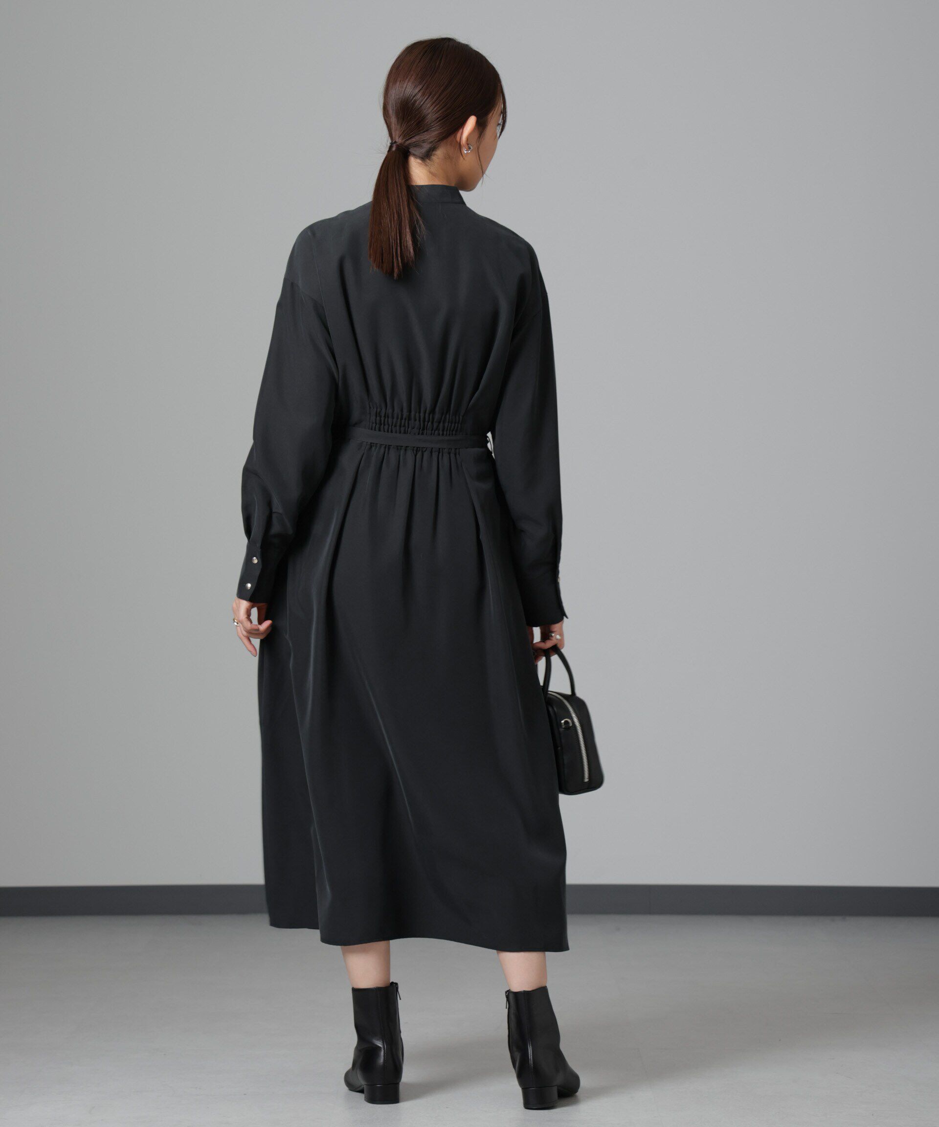 nano･universe「モダールピーチベルト付きワンピース」|ワンピース|