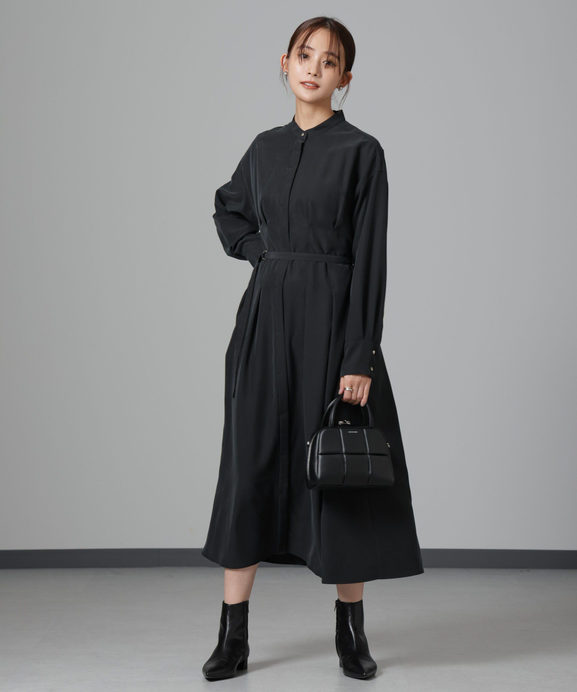 nano･universe「モダールピーチベルト付きワンピース」|ワンピース|