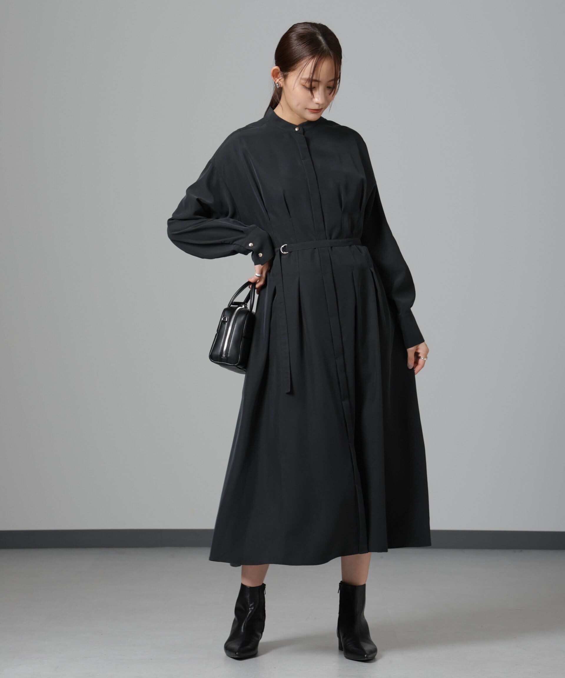 nano･universe「モダールピーチベルト付きワンピース」|ワンピース|