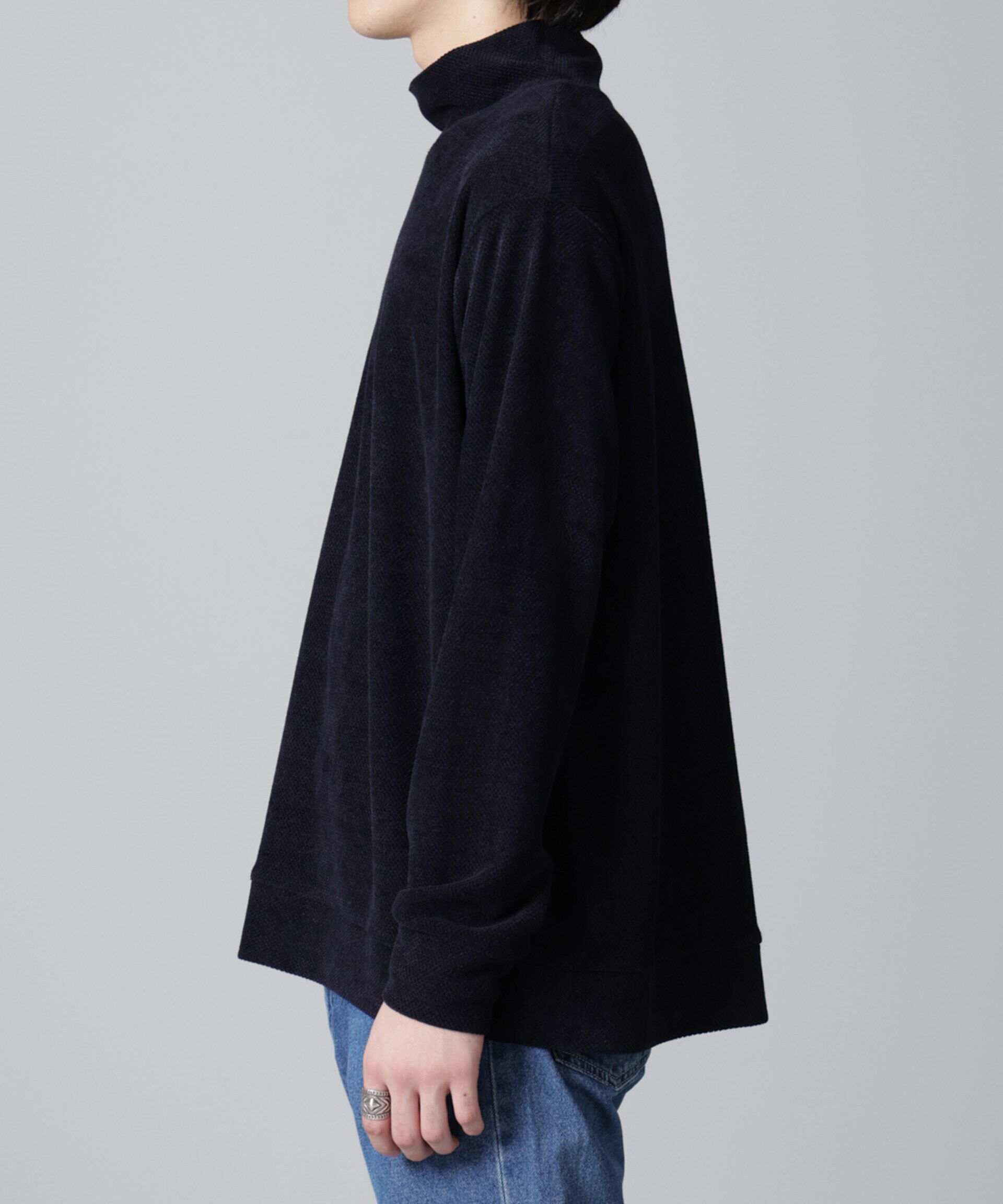 nano･universe「モールライクハイネックプルオーバー 長袖」|Tシャツ・カットソー|