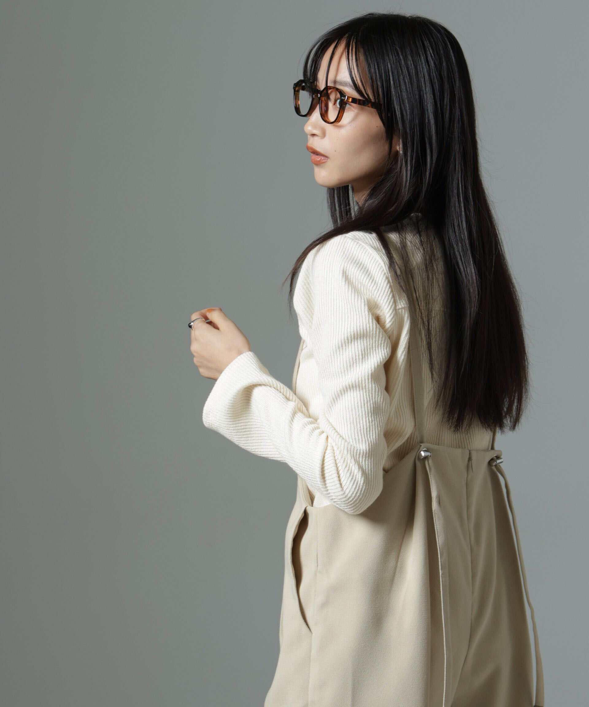 nano･universe「ホックヘンリーネックベルスリーブリブトップス」|Tシャツ・カットソー|