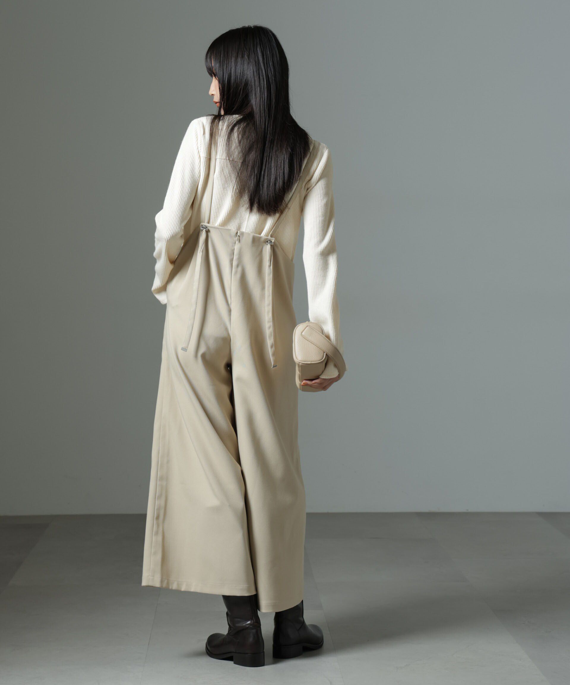 nano･universe「ホックヘンリーネックベルスリーブリブトップス」|Tシャツ・カットソー|