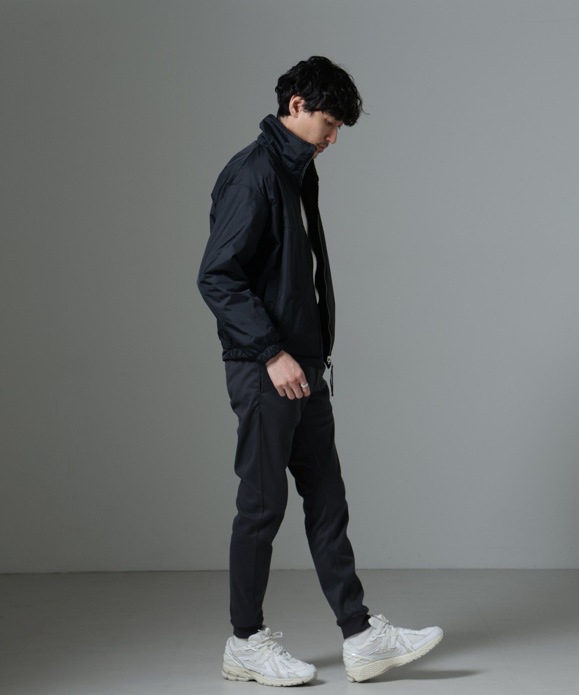 nano･universe「｢MC｣coveross(R)TECH WARM リバーシブル スタンドブルゾン」|ブルゾン・スタジャン|