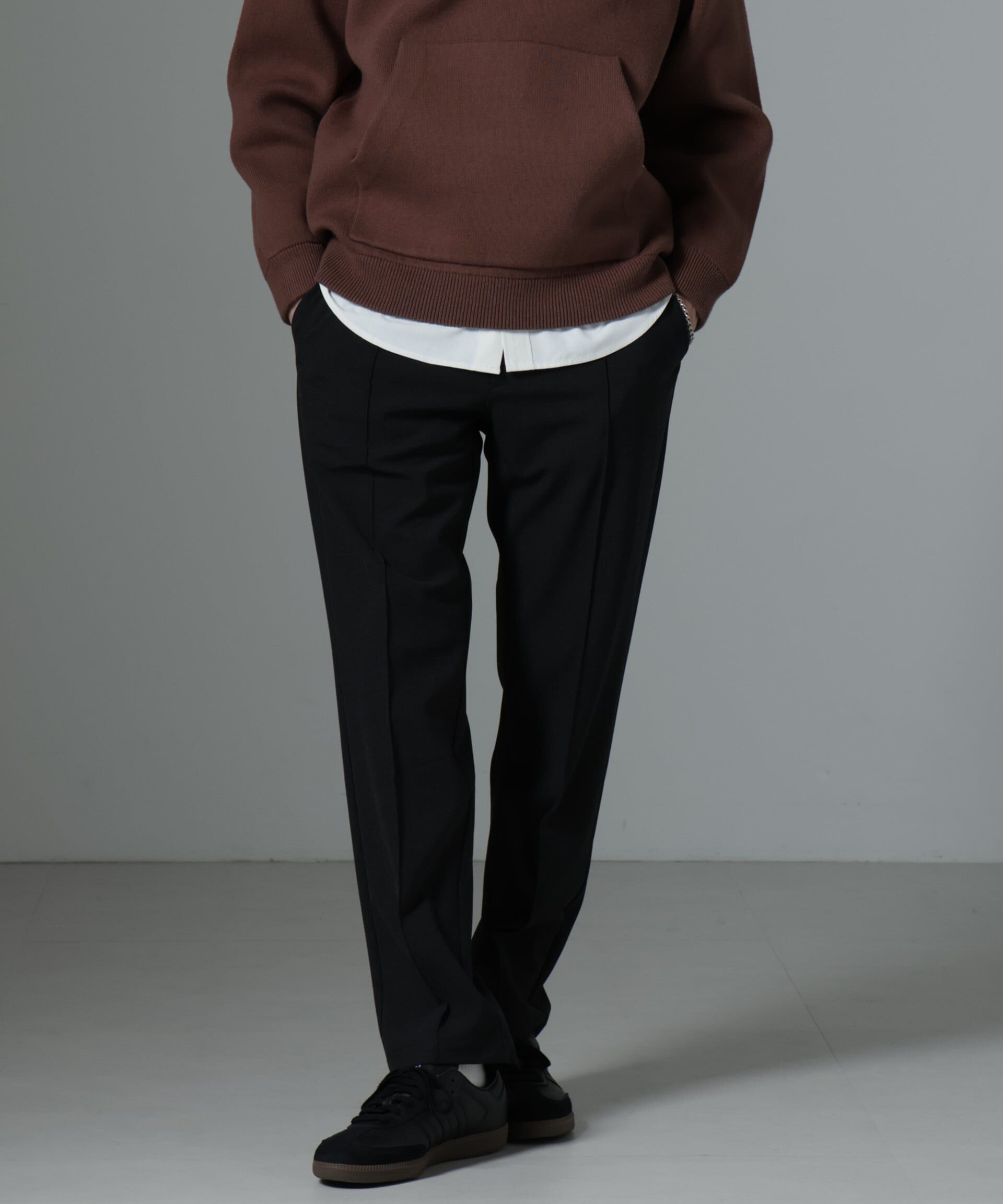 nano･universe「サイドリブストレッチイージーパンツ」|チノ|