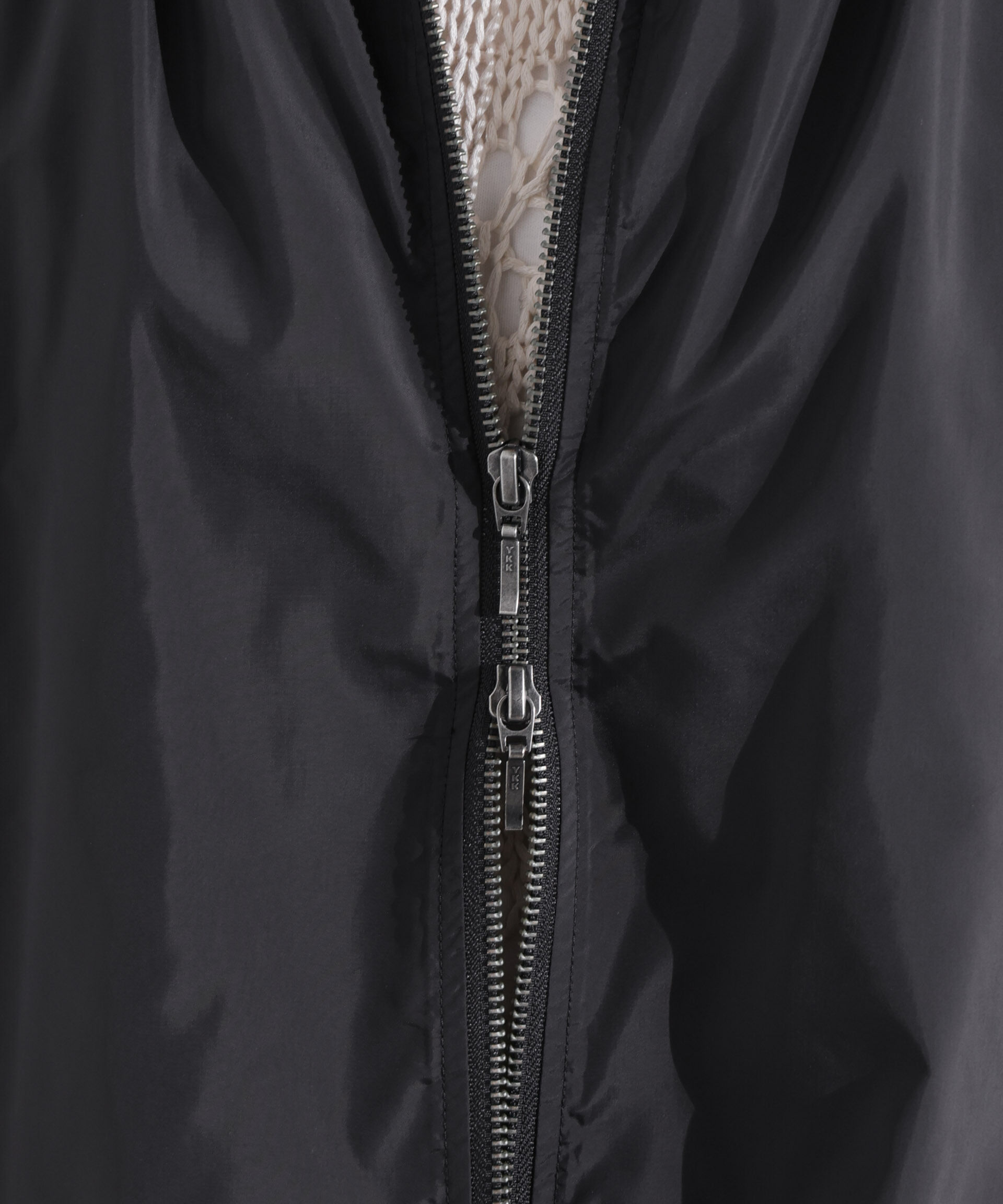 nano･universe「ソフトギャザージップブルゾン」|ブルゾン・スタジャン|