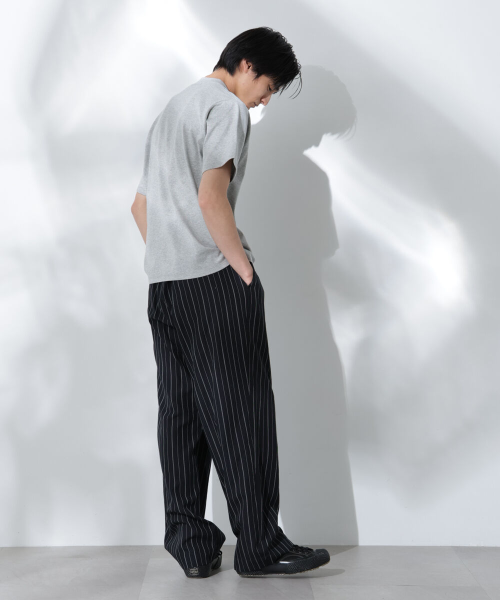 nano･universe「Anti Soaked(R)  汗染み防止 モックネックレギュラーシルエットTシャツ」|Tシャツ・カットソー|