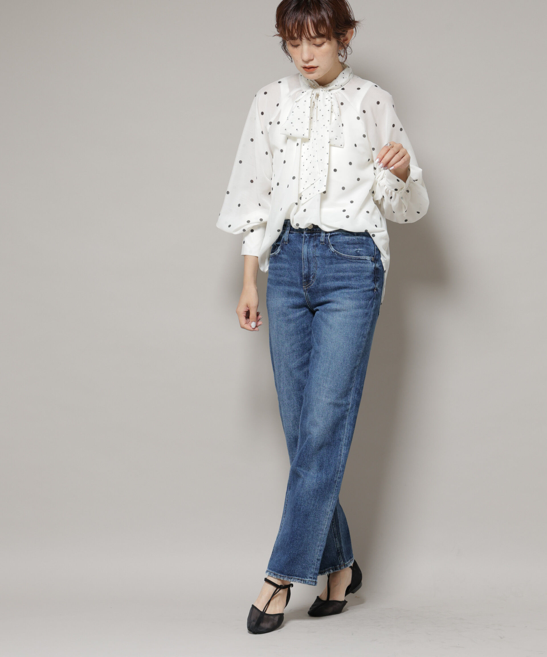 nano･universe「Healthy DENIM/Tallow ストレートデニム」|チノ|