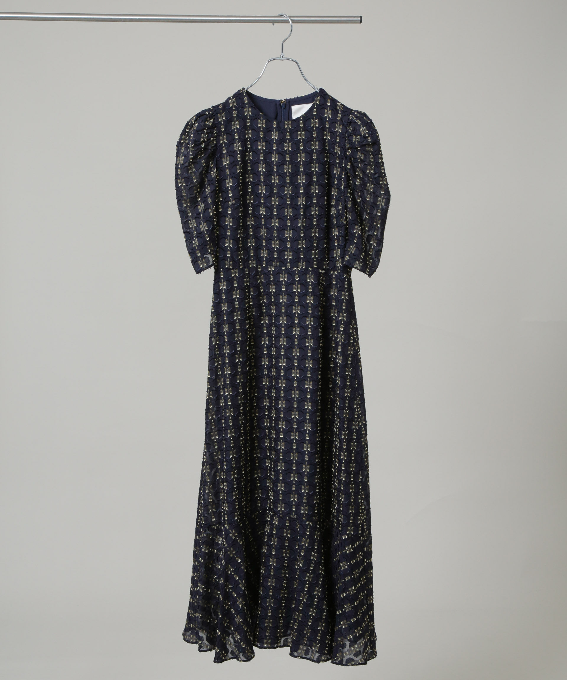 nano･universe「troisieme chaco/カットジャガードワンピース」|ワンピース|