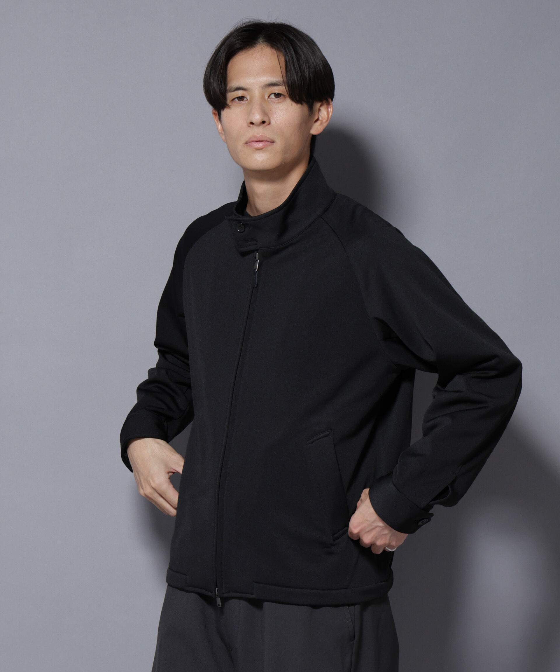 nano･universe「｢MC｣coveross(R) フリースボンディングブルゾン」|ブルゾン・スタジャン|