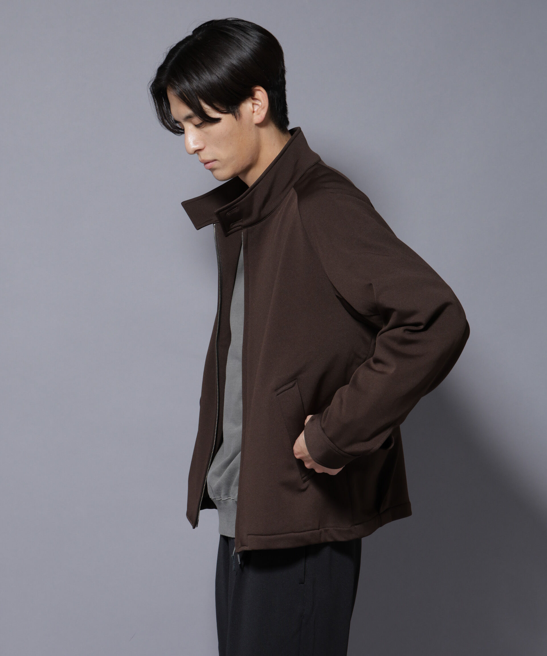 nano･universe「｢MC｣coveross(R) フリースボンディングブルゾン」|ブルゾン・スタジャン|