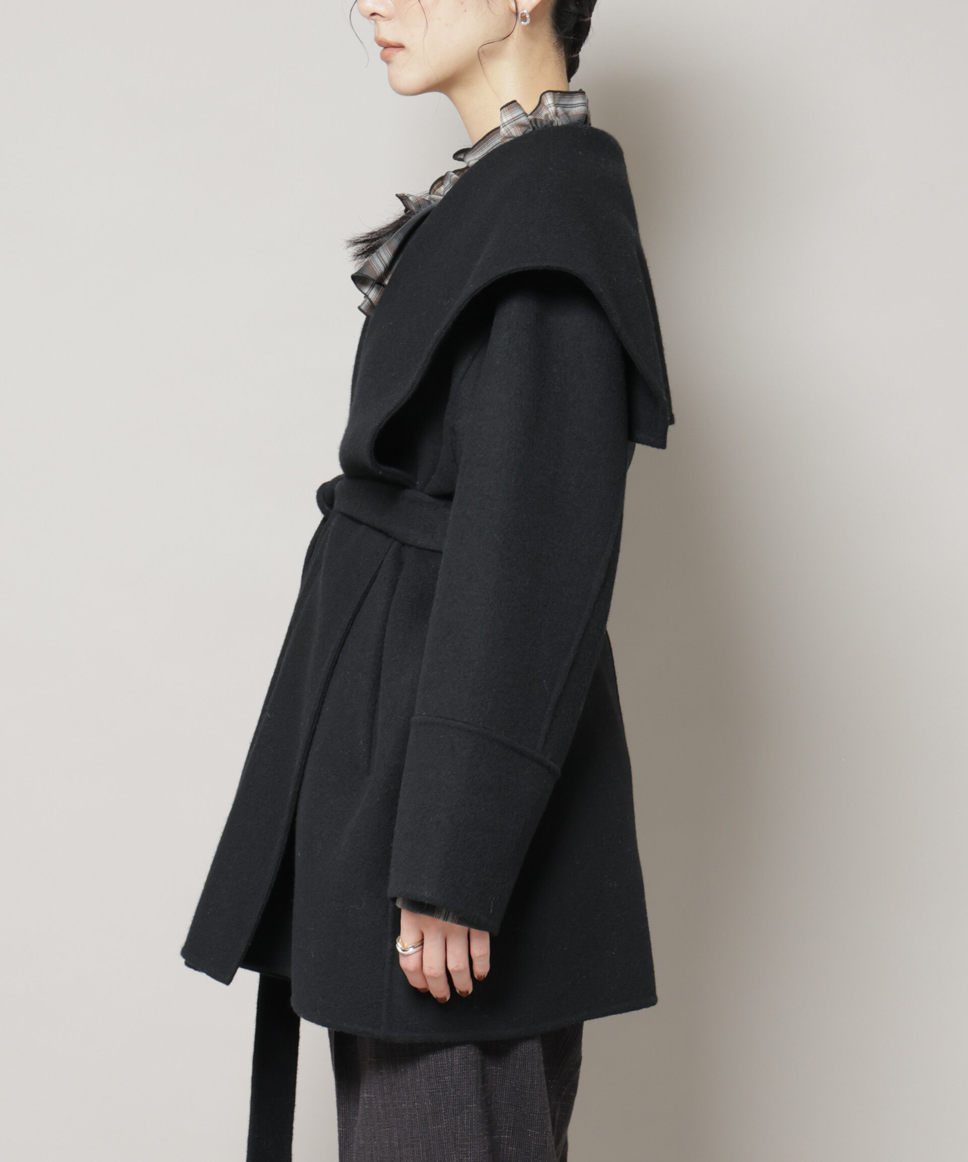 nano･universe「SUPER110blend リバーショールミディコート」|その他|