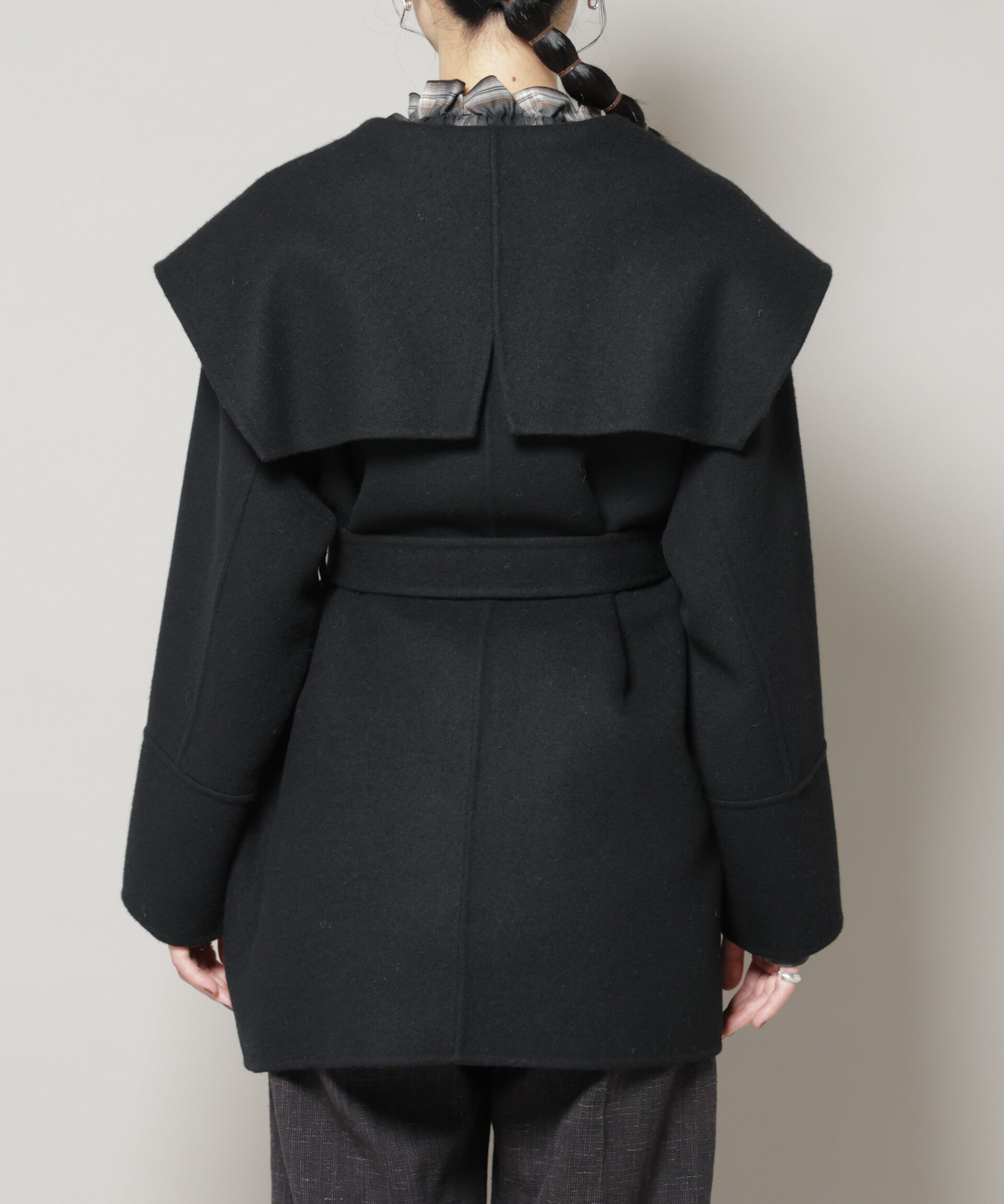 nano･universe「SUPER110blend リバーショールミディコート」|その他|