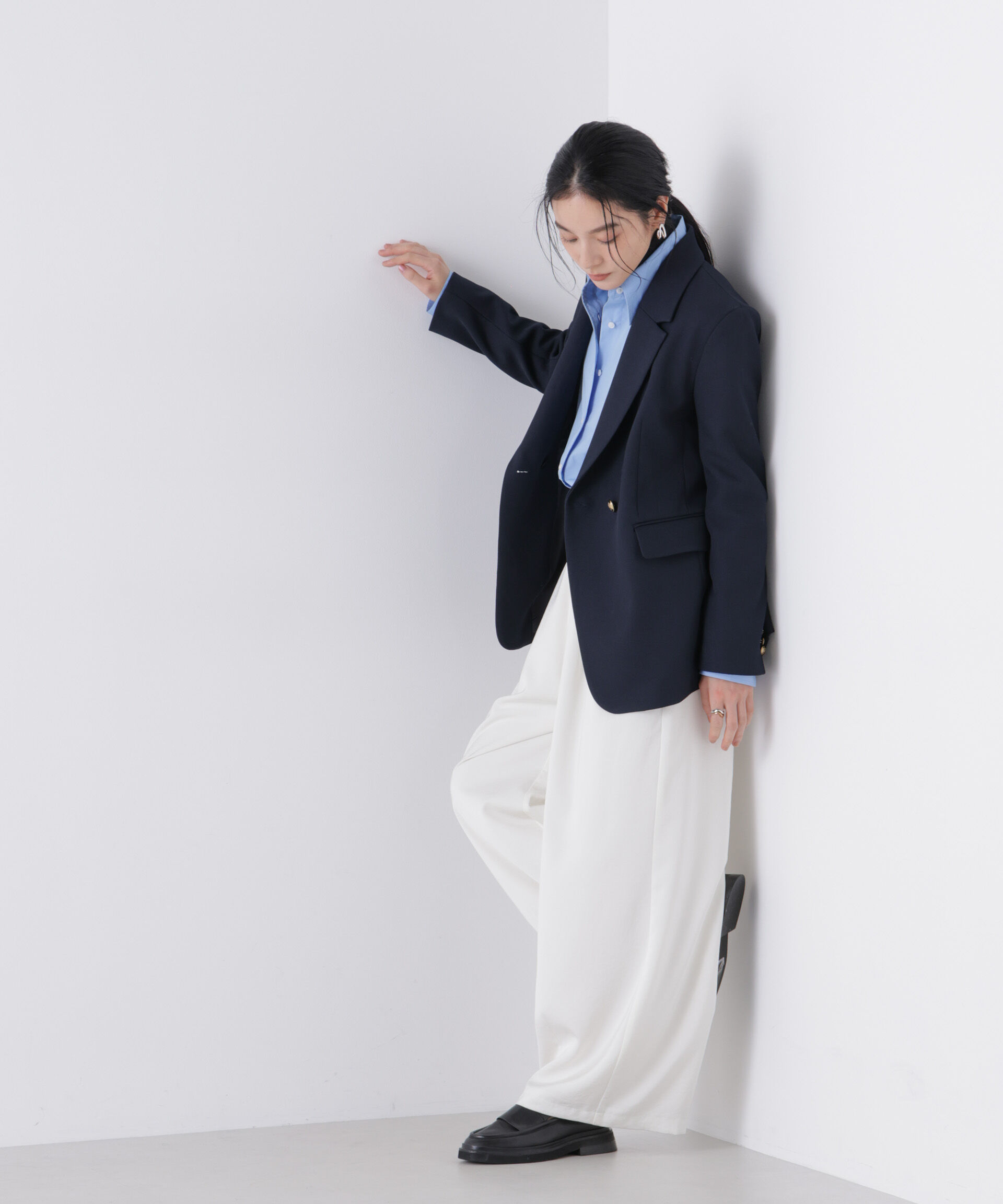 nano･universe「ツイーディーカルゼテーラードダブルジャケット」|テーラードジャケット|