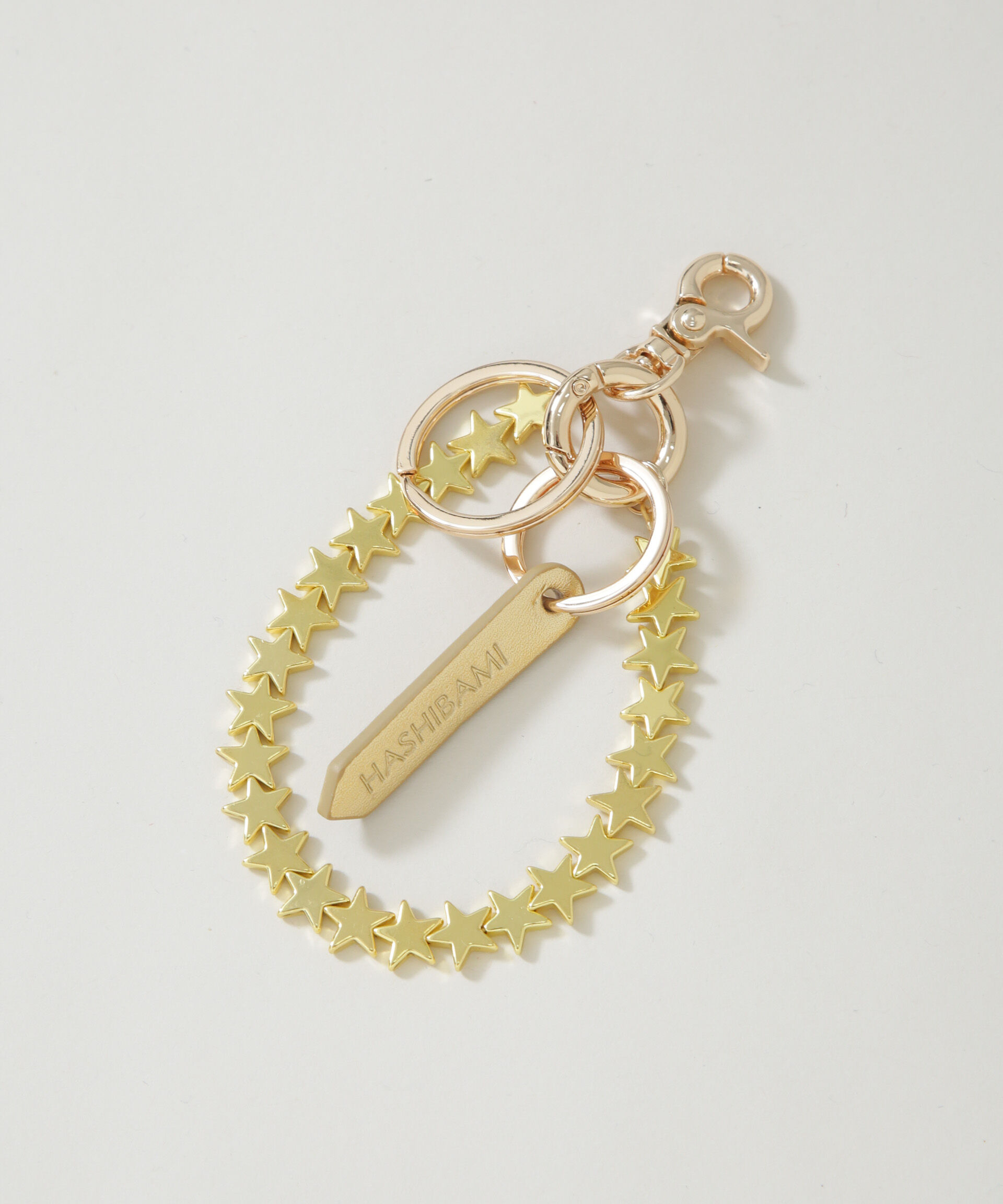 nano･universe「HASHIBAMI/ヘマタイト スター スマホハンドストラップ」|その他|ゴールド
