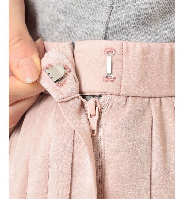 組曲「【洗える】サテンピーチプリーツスカート（KG26）」|スカート|