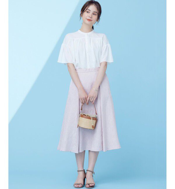 組曲「【速乾】ドライタッチ フレア袖トップス」|Tシャツ・カットソー|