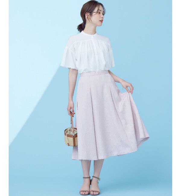 組曲「【速乾】ドライタッチ フレア袖トップス」|Tシャツ・カットソー|