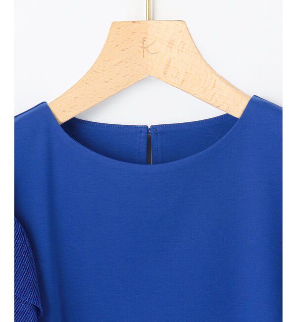 組曲「プリーツコンビフレンチスリーブ カットソー」|Tシャツ・カットソー|