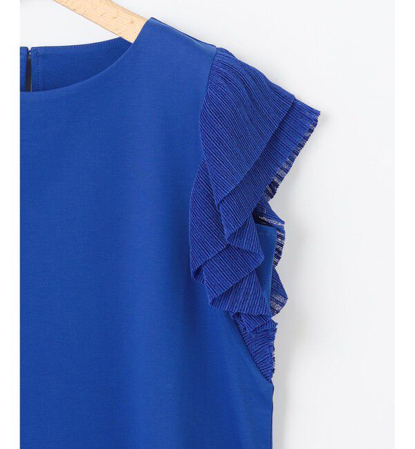 組曲「プリーツコンビフレンチスリーブ カットソー」|Tシャツ・カットソー|