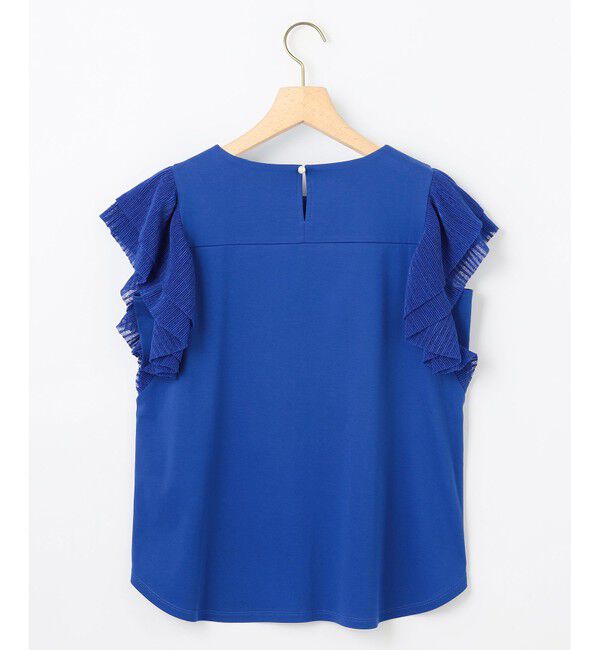 組曲「プリーツコンビフレンチスリーブ カットソー」|Tシャツ・カットソー|