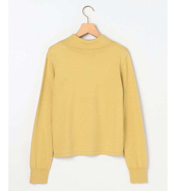 組曲「【前後着用可 / 加藤ローサさん着用】スムースストレッチタートル ニット」|カーディガン|