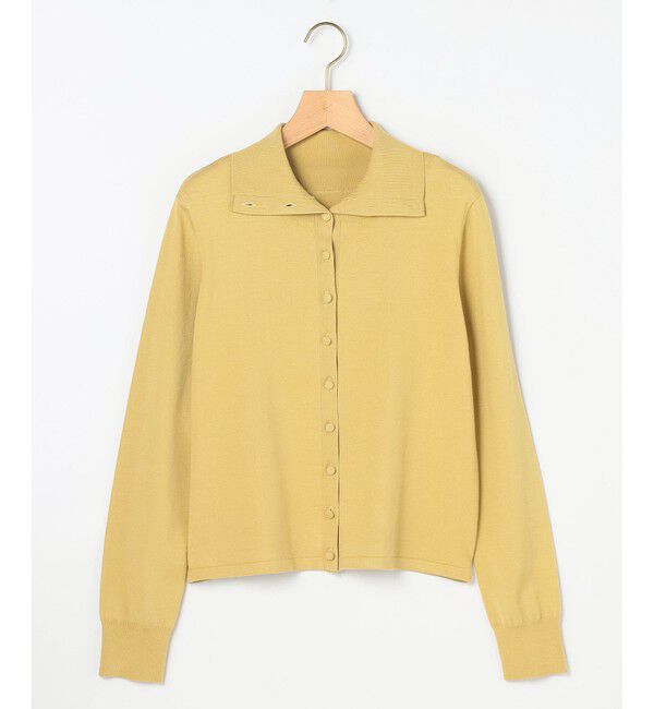 組曲「【前後着用可 / 加藤ローサさん着用】スムースストレッチタートル ニット」|カーディガン|