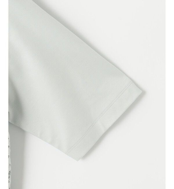 自由区「【XSサイズ～/洗える】レースコンビ Tシャツ」|Tシャツ・カットソー|