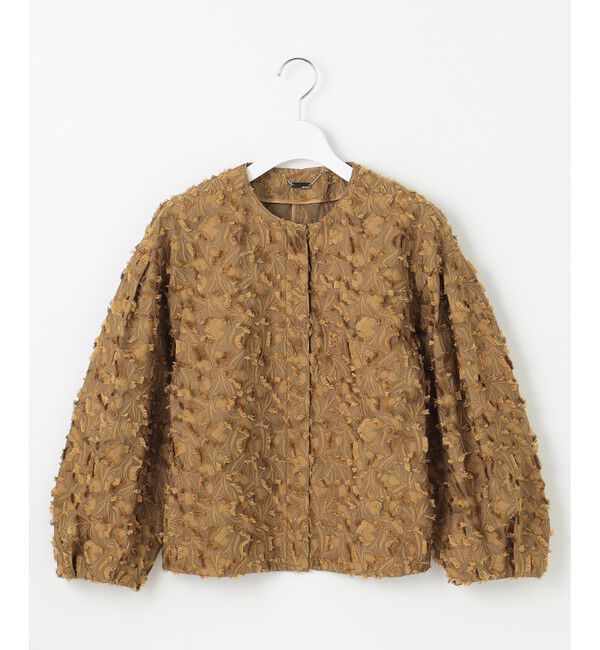 自由区「YONEZAWAレーシージャガード ノーカラージャケット」|ノーカラージャケット|