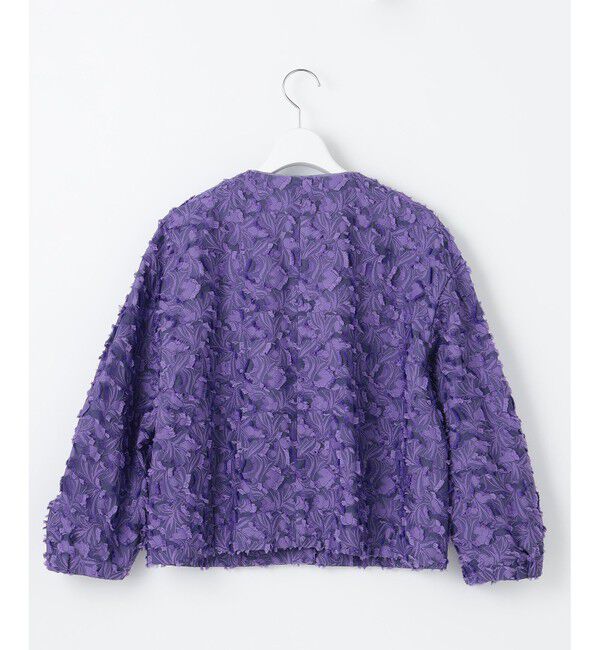 自由区「YONEZAWAレーシージャガード ノーカラージャケット」|ノーカラージャケット|