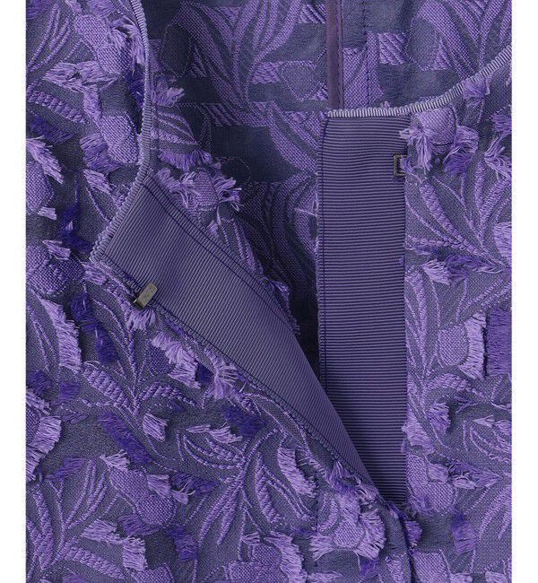 自由区「YONEZAWAレーシージャガード ノーカラージャケット」|ノーカラージャケット|