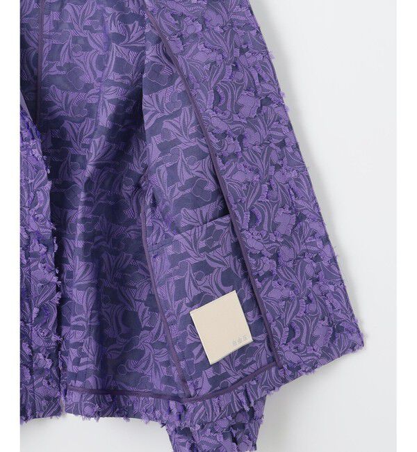 自由区「YONEZAWAレーシージャガード ノーカラージャケット」|ノーカラージャケット|