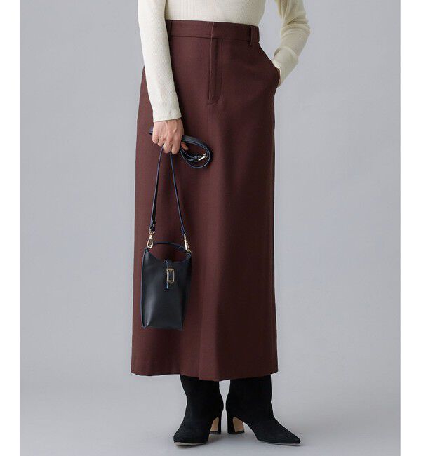 自由区「ウールサキソニー スカート」|スカート|ﾀﾞｰｸﾌﾞ