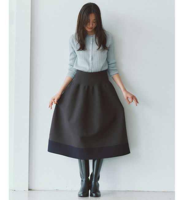 自由区「【洗える】ポリエステルホールガーメント スカート」|スカート|