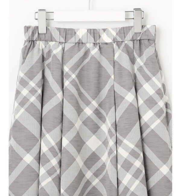 自由区「【洗える】スラブチェックプリント スカート」|スカート|