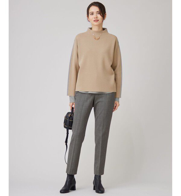 自由区「【セットアップ対応・洗える】ウールミラノボトルネック ニット」|ニット・セーター|