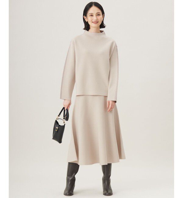 自由区「【セットアップ対応・洗える】ウールミラノボトルネック ニット」|ニット・セーター|