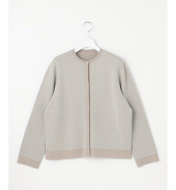 自由区「【洗える】リバーシブルニット セットアップ(カーディガン&times;タイトスカート)」|スーツ|