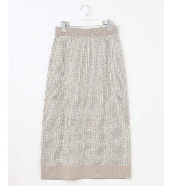 自由区「【洗える】リバーシブルニット セットアップ(カーディガン&times;タイトスカート)」|スーツ|