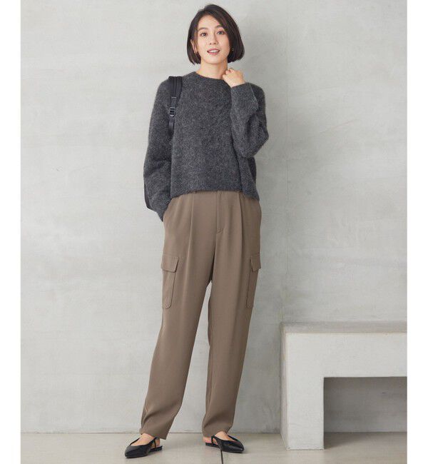 自由区「アルパカミドルゲージ ニット」|ニット・セーター|