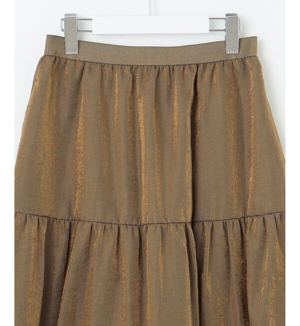 自由区「【洗える】ブライトシアーシャンブレー スカート」|スカート|