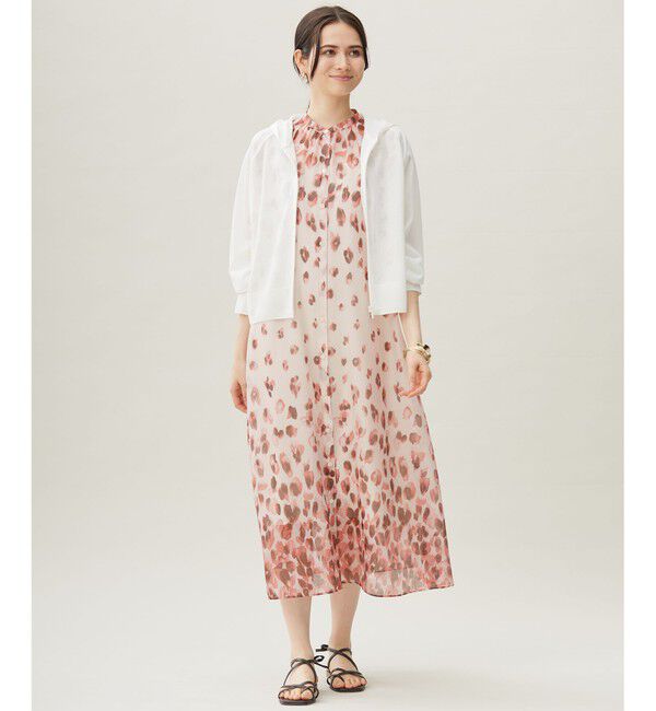 自由区「【カタログ掲載・洗える】グラデーションペタルプリント ワンピース」|ワンピース|