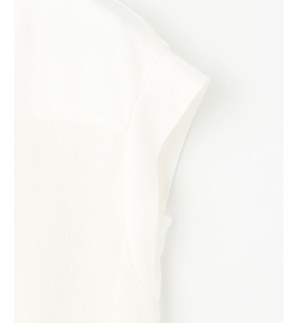 自由区「【カタログ掲載・洗える】リネンサッカーコンビブロッキング カットソー」|Tシャツ・カットソー|