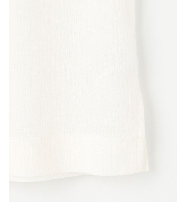 自由区「【カタログ掲載・洗える】リネンサッカーコンビブロッキング カットソー」|Tシャツ・カットソー|