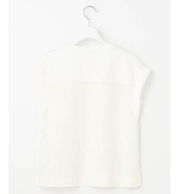 自由区「【カタログ掲載・洗える】リネンサッカーコンビブロッキング カットソー」|Tシャツ・カットソー|