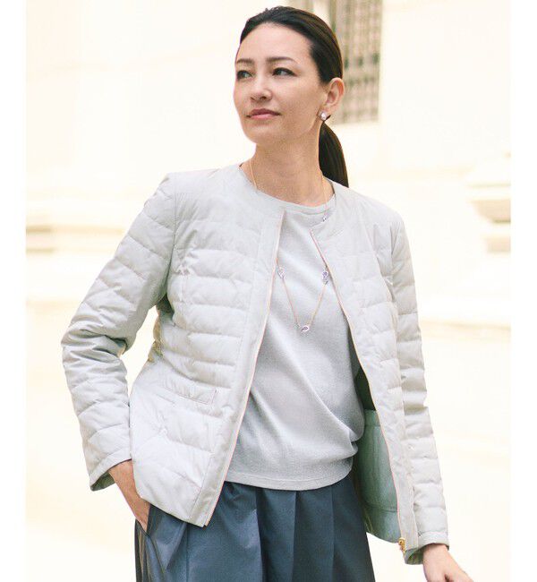 自由区「【カタログ掲載】ラメトリコットジャージー カットソー」|Tシャツ・カットソー|グレー