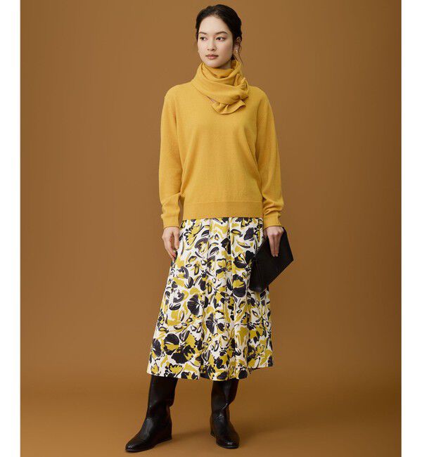 自由区「【SHIHOさん着用】ウールハイゲージVネック ニット」|ニット・セーター|