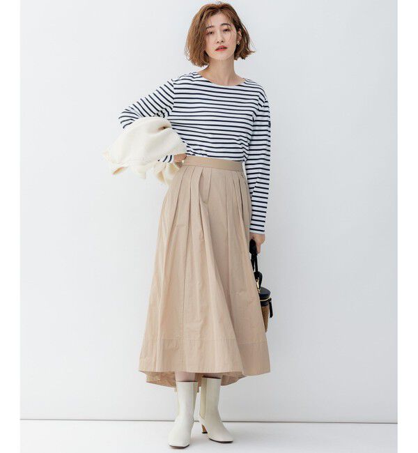 23区「【洗える】Armor-lux スムース ボーダー カットソー」|Tシャツ・カットソー|