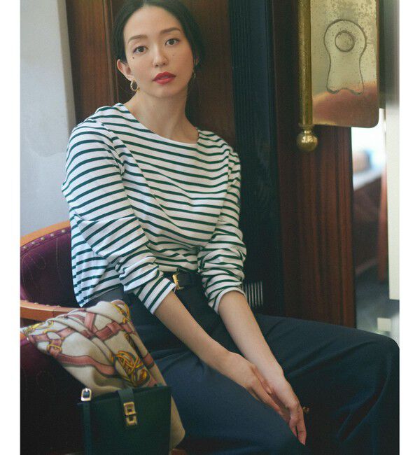 23区「【洗える】Armor-lux スムース ボーダー カットソー」|Tシャツ・カットソー|ｵﾌ&times;ｸﾞﾘｰ